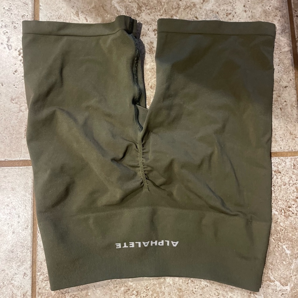 Alphalete Olive Green Athletic Shorts